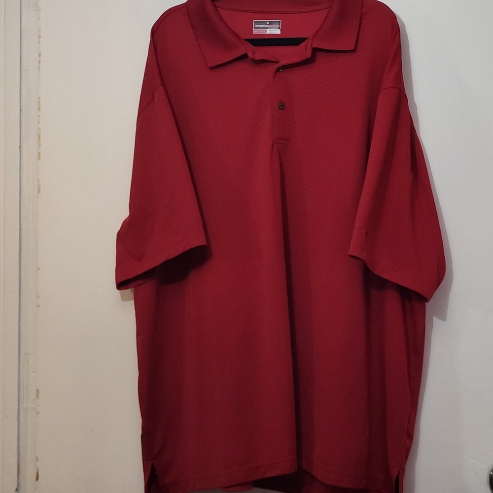 BIG & TALL  BURGUNDY GRANDSLAM PERFORMANCE 💯%POLYESTER 4XL PRELOVED CONDITION